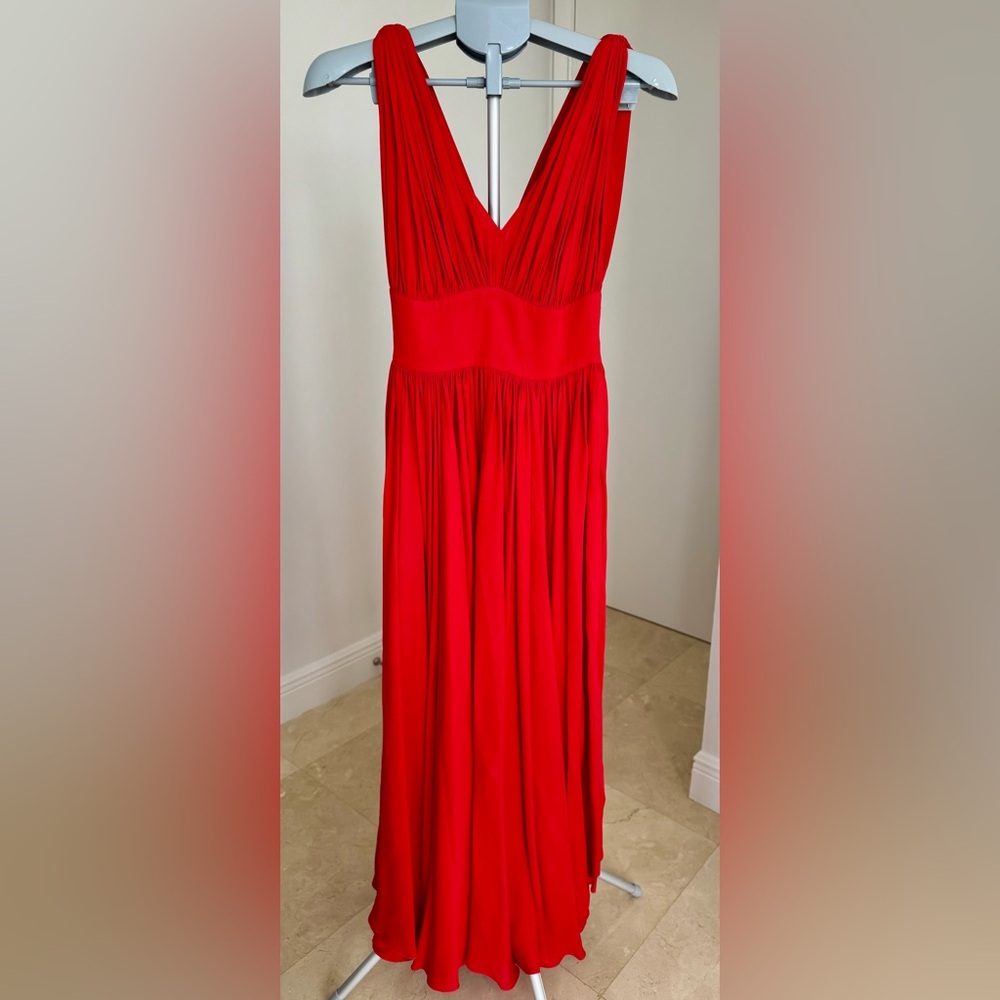 Plein Sud Red Maxi Dress, Perfect for formal occasions, size M